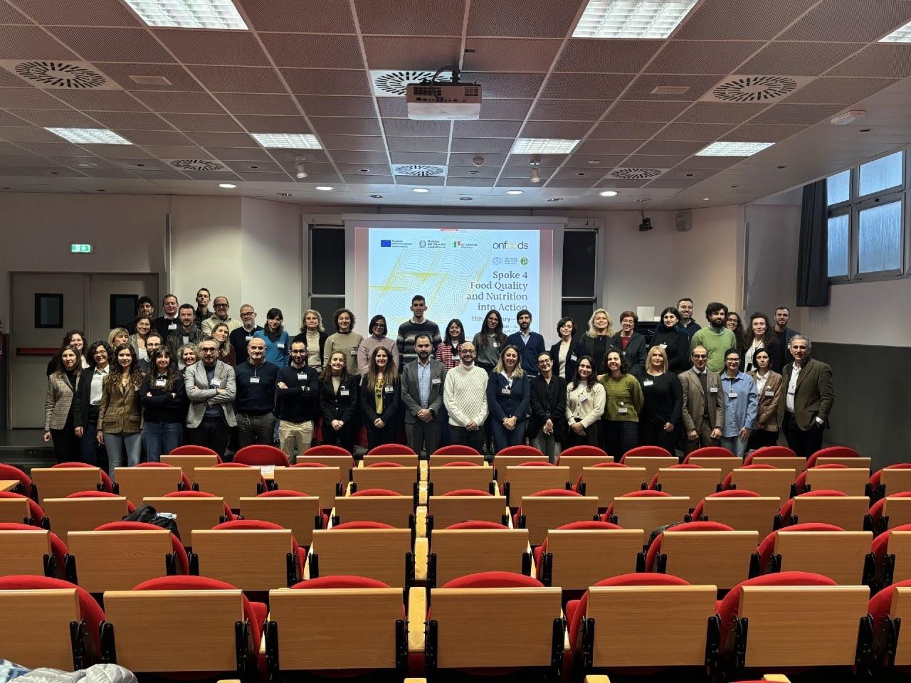 Giovani ricercatori del progetto OnFoods