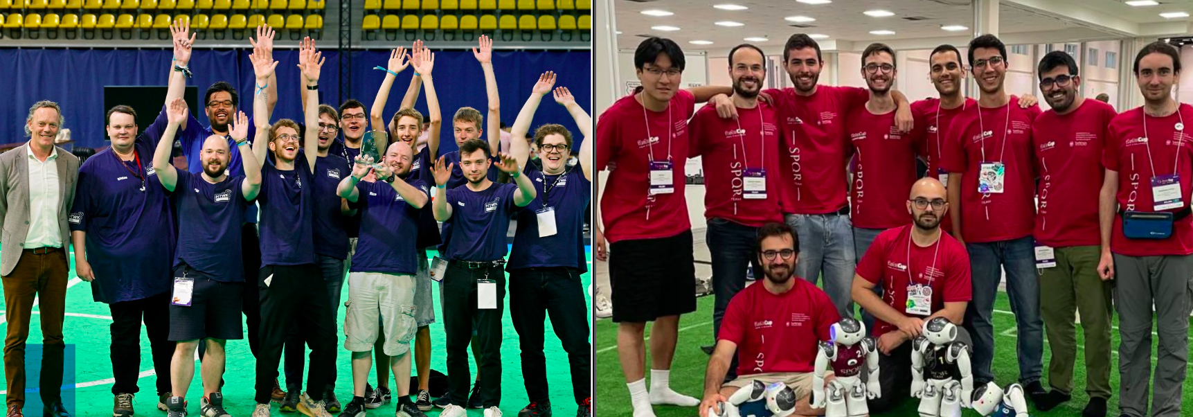 Autonomous Soccer Robot Players from RoboCup